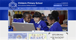Desktop Screenshot of childericprimary.co.uk